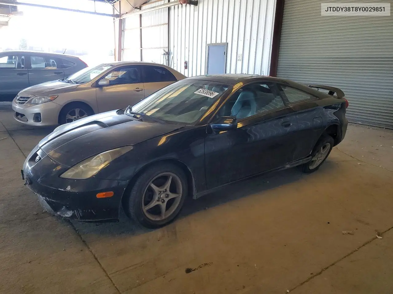 TOYOTA CELICA 2000, VIN JTDDY38T8Y0029851