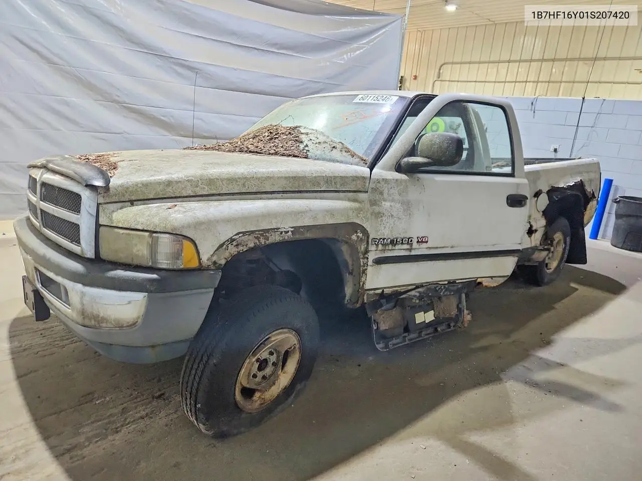 DODGE RAM 2001, VIN 1B7HF16Y01S207420
