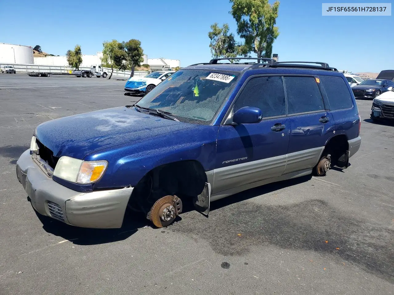 SUBARU FORESTER 2001, VIN JF1SF65561H728137