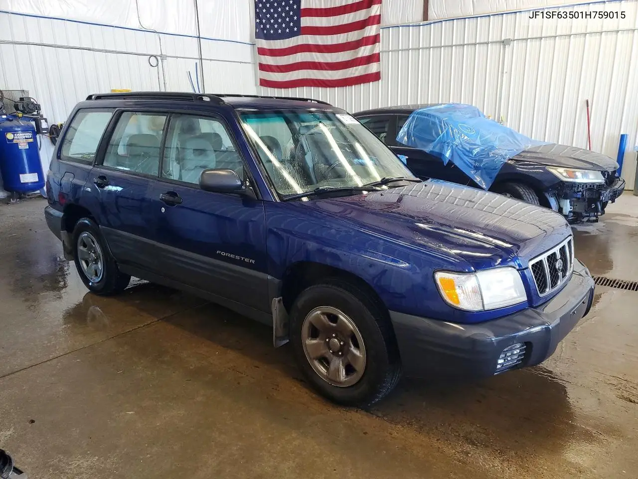 2001 SUBARU FORESTER VIN JF1SF63501H759015 — фото 3