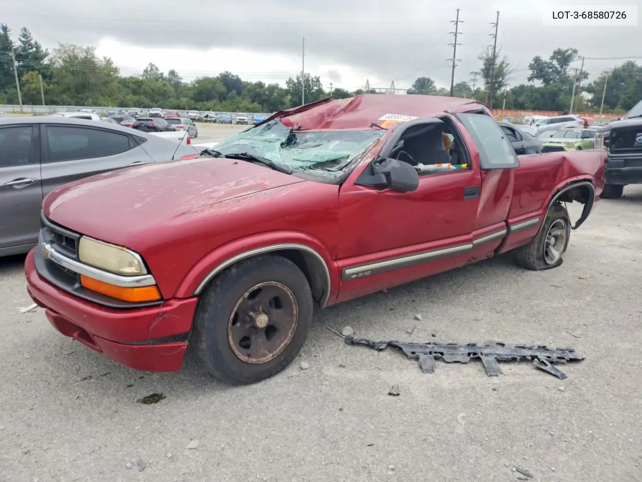 CHEVROLET S-10 PICKUP 2001, VIN 1GCCS19W918134965