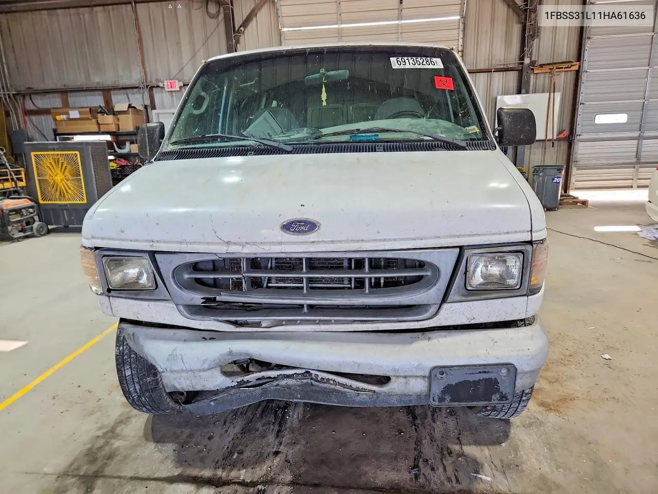 2001 FORD ECONOLINE VIN 1FBSS31L11HA61636 — фото 5