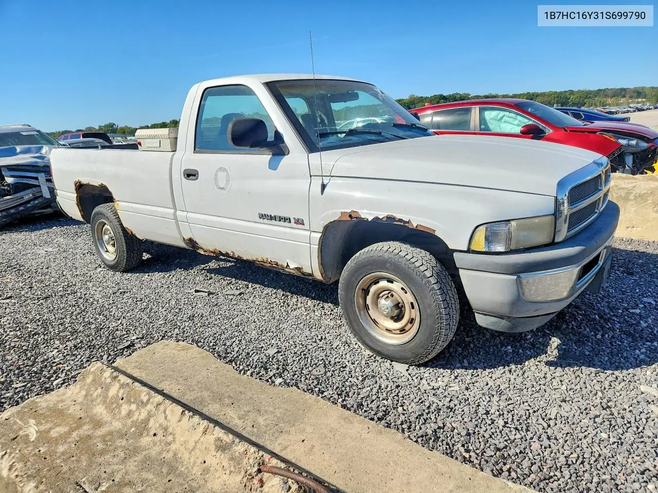 2001 DODGE RAM VIN 1B7HC16Y31S699790 — фото 4