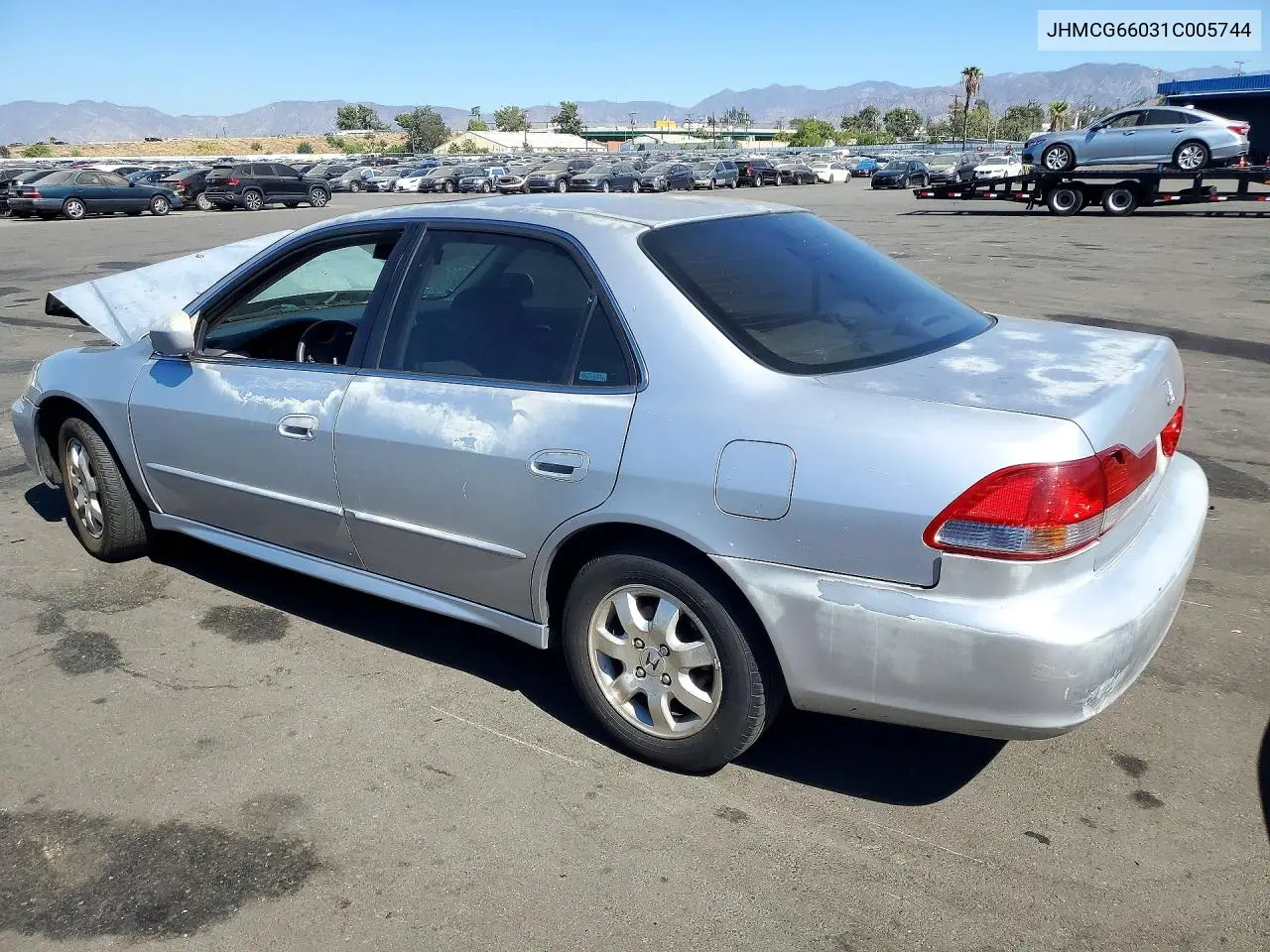 2001 HONDA ACCORD VIN JHMCG66031C005744 — фото 2