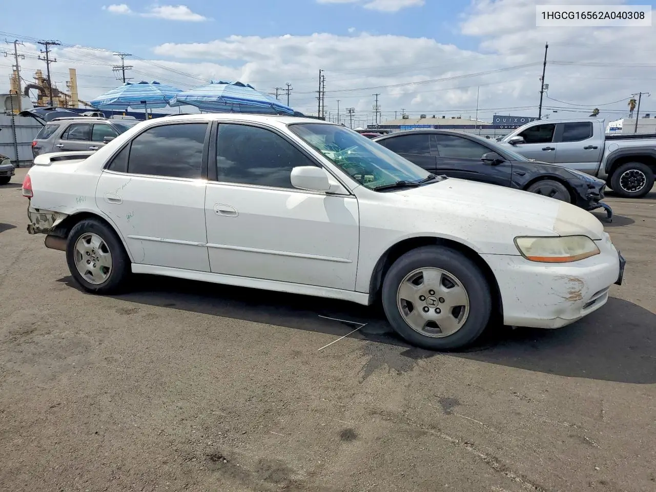 2002 HONDA ACCORD VIN 1HGCG16562A040308 — фото 4