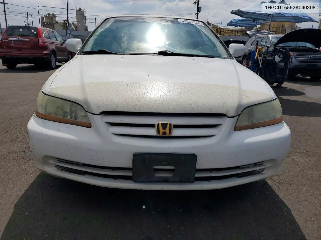 2002 HONDA ACCORD VIN 1HGCG16562A040308 — фото 5