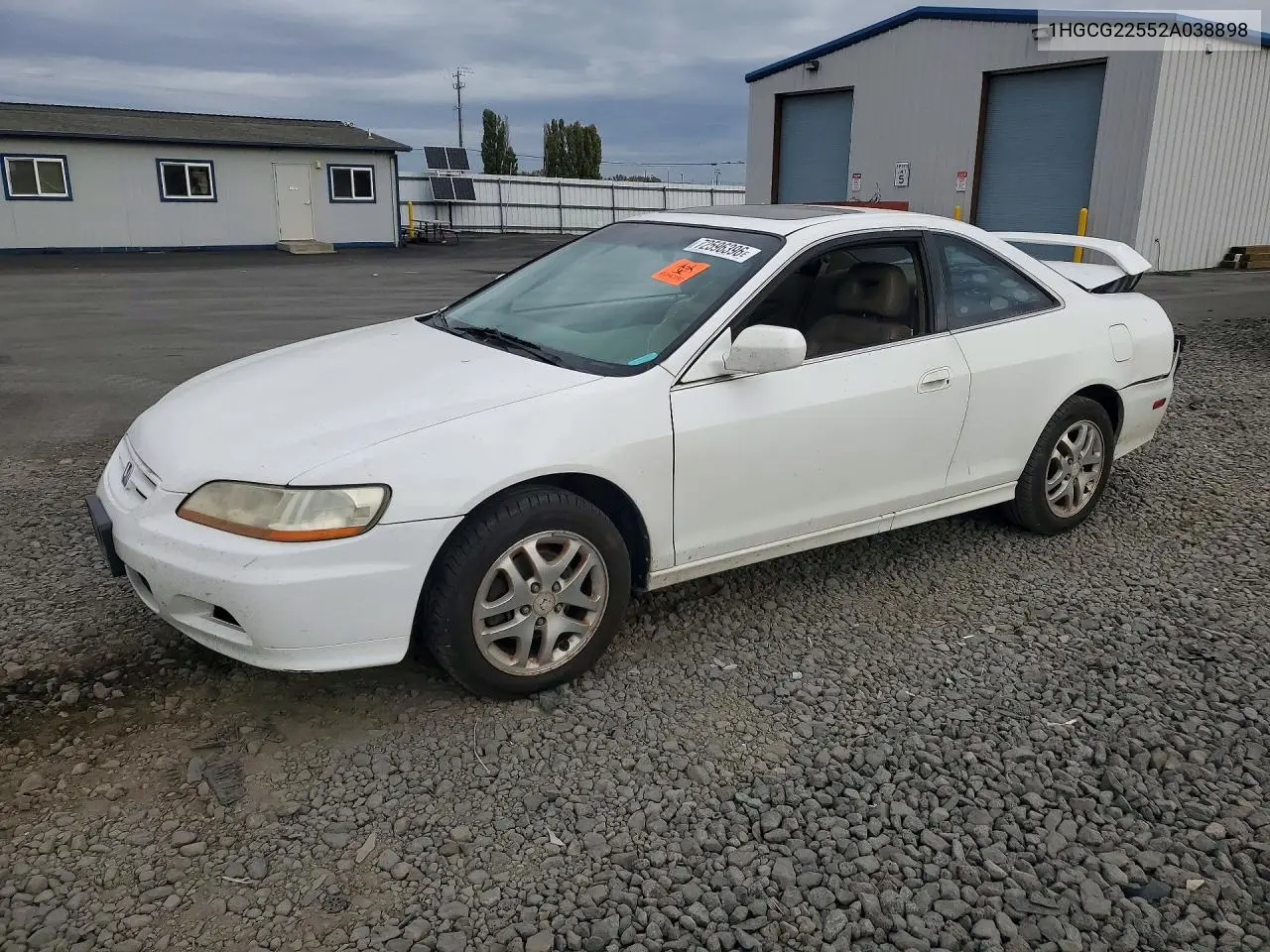 HONDA ACCORD 2002, VIN 1HGCG22552A038898