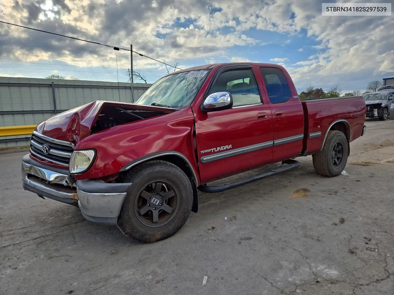 TOYOTA TUNDRA 2002, VIN 5TBRN34182S297539