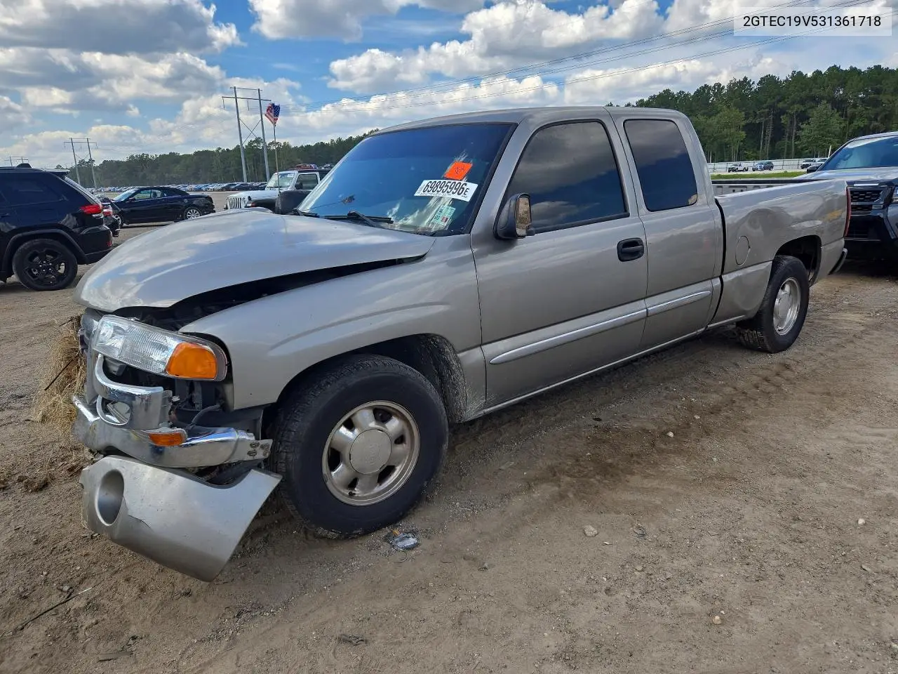 GMC SIERRA 2003, VIN 2GTEC19V531361718