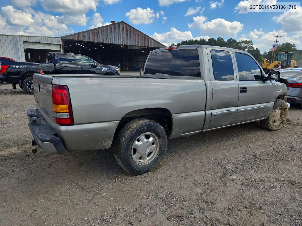 2003 GMC SIERRA VIN 2GTEC19V531361718 — фото 3