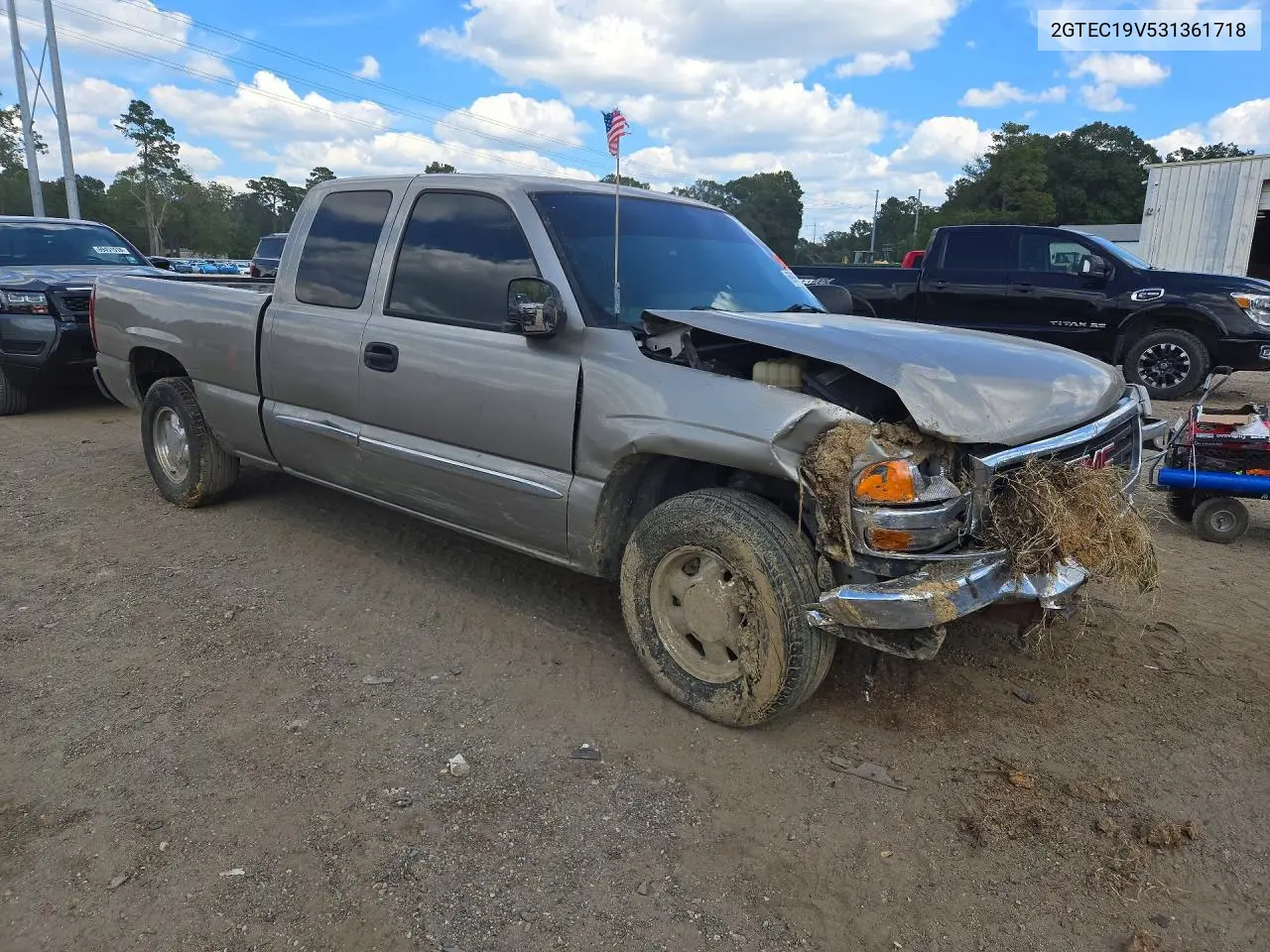 2003 GMC SIERRA VIN 2GTEC19V531361718 — фото 4