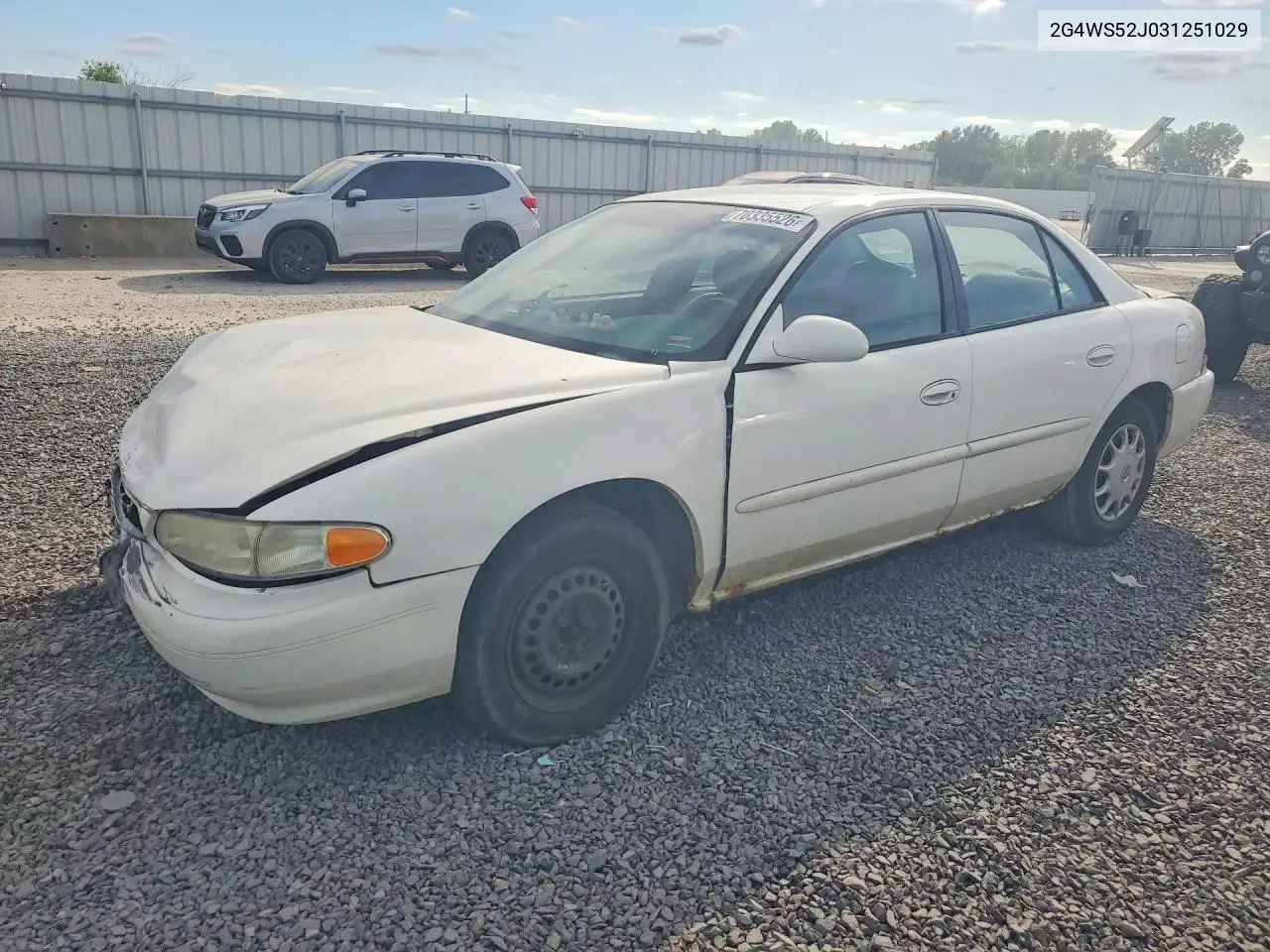 BUICK CENTURY 2003, VIN 2G4WS52J031251029