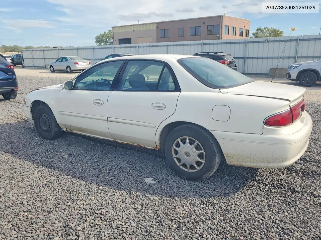 2003 BUICK CENTURY VIN 2G4WS52J031251029 — фото 2
