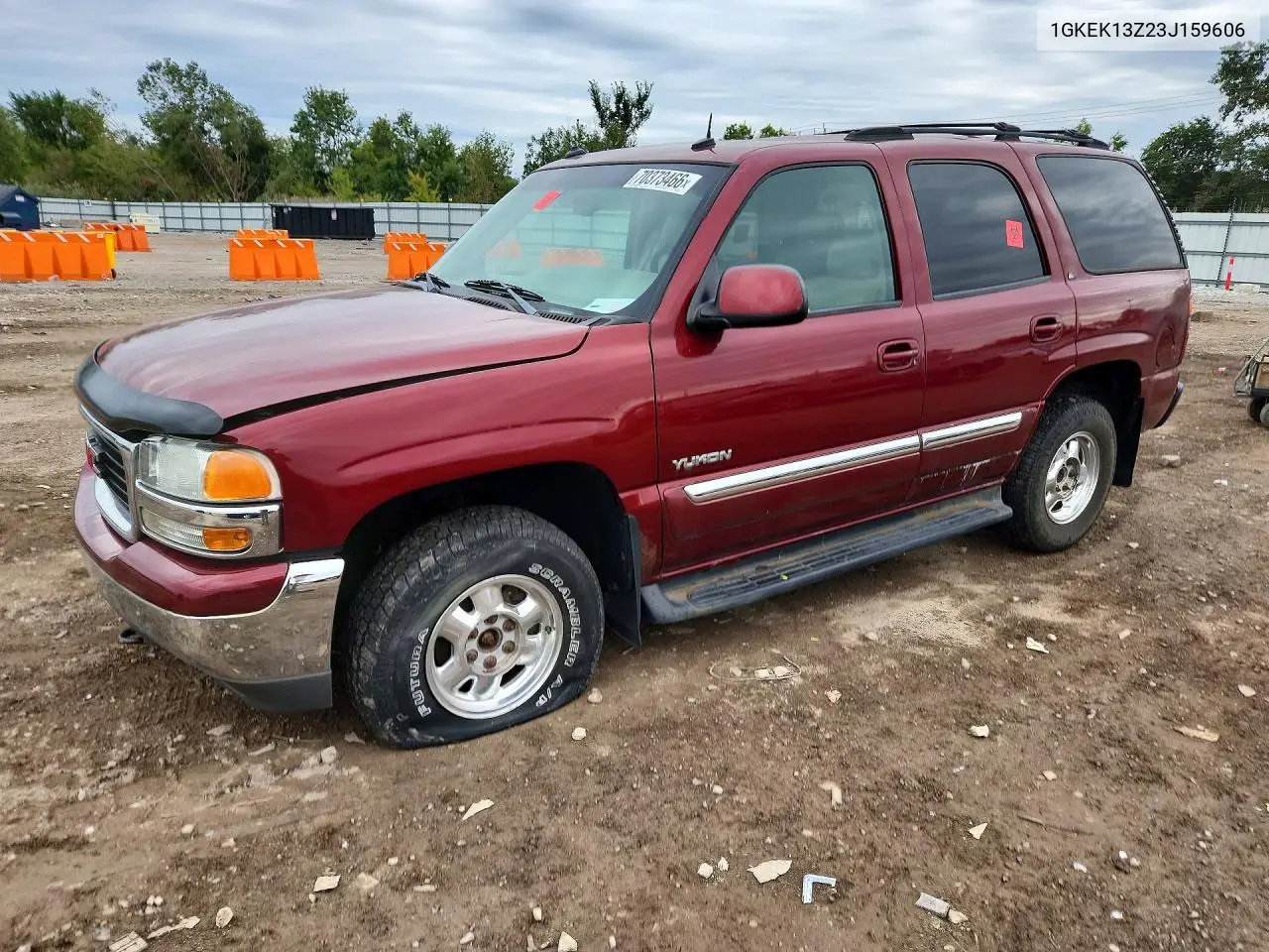 GMC YUKON 2003, VIN 1GKEK13Z23J159606