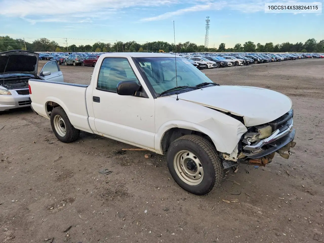 2003 CHEVROLET S-10 PICKUP VIN 1GCCS14X538264115 — фото 4