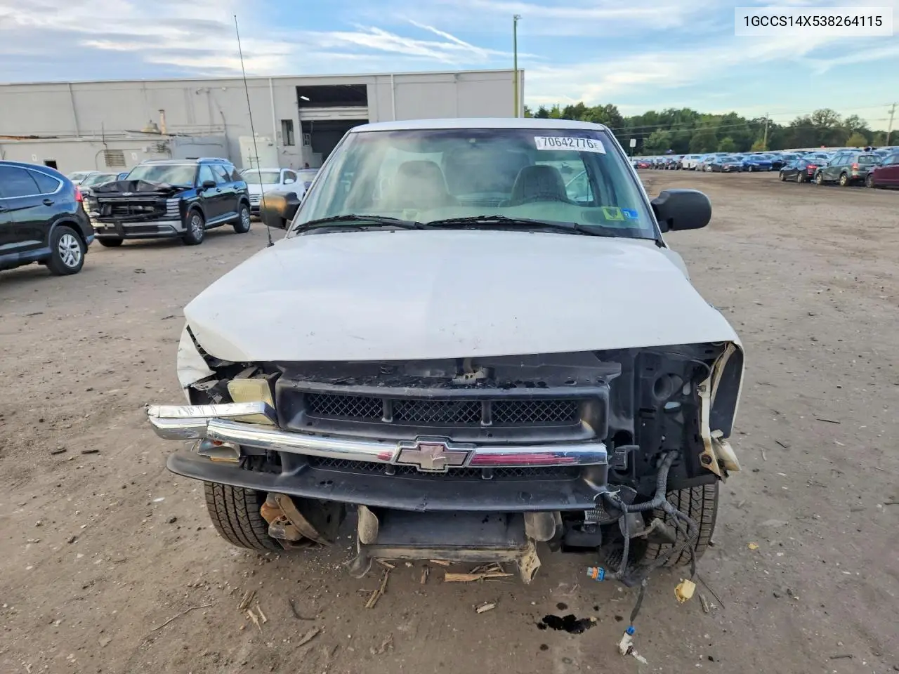 2003 CHEVROLET S-10 PICKUP VIN 1GCCS14X538264115 — фото 5