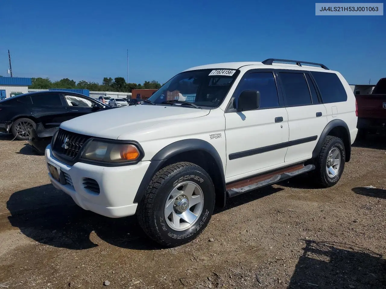 MITSUBISHI MONTERO 2003, VIN JA4LS21H53J001063