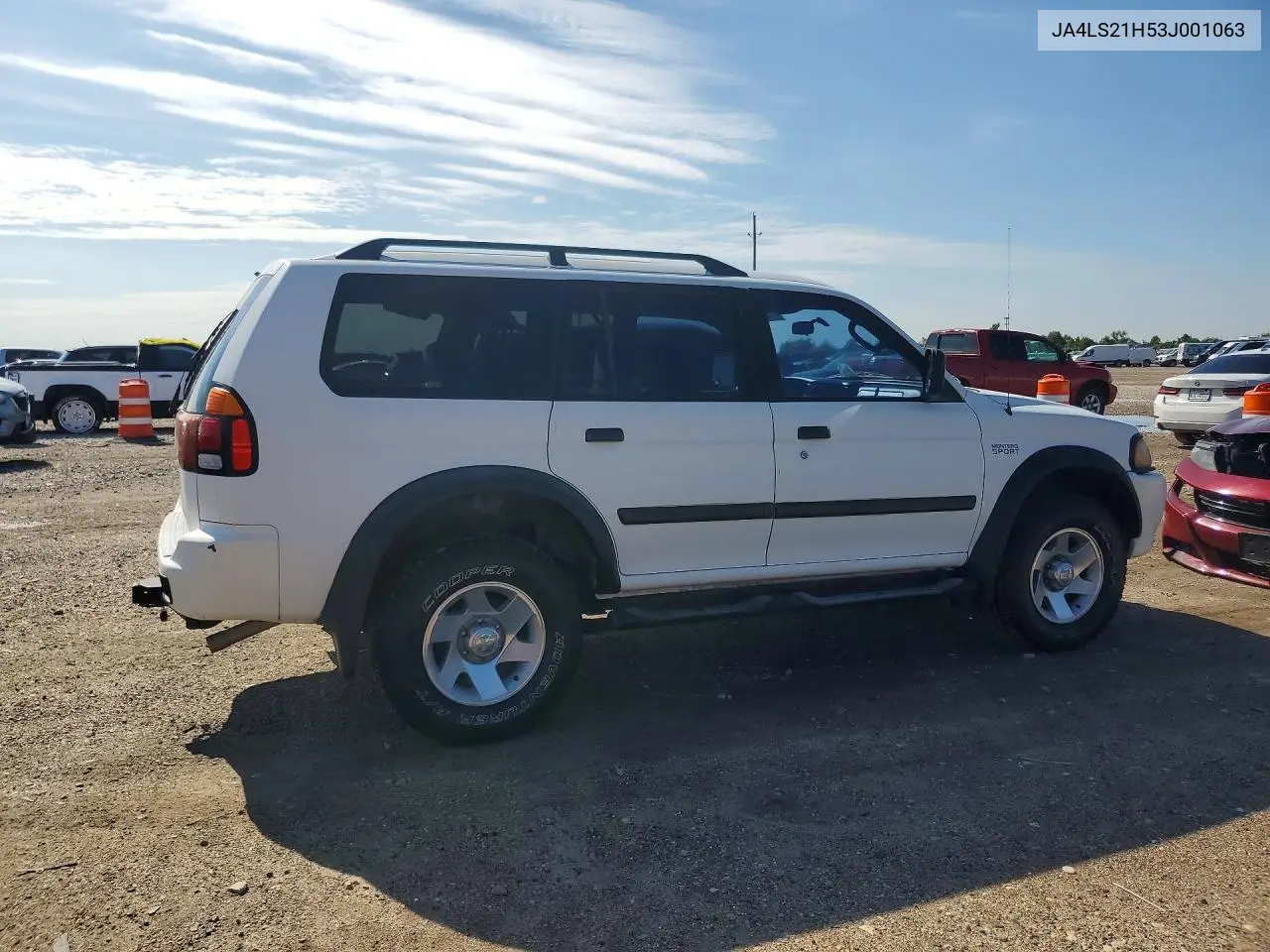 2003 MITSUBISHI MONTERO VIN JA4LS21H53J001063 — фото 3