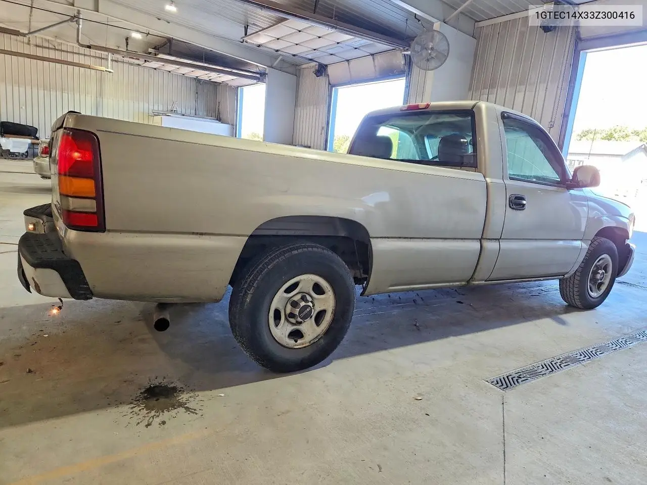 2003 GMC SIERRA VIN 1GTEC14X33Z300416 — фото 3