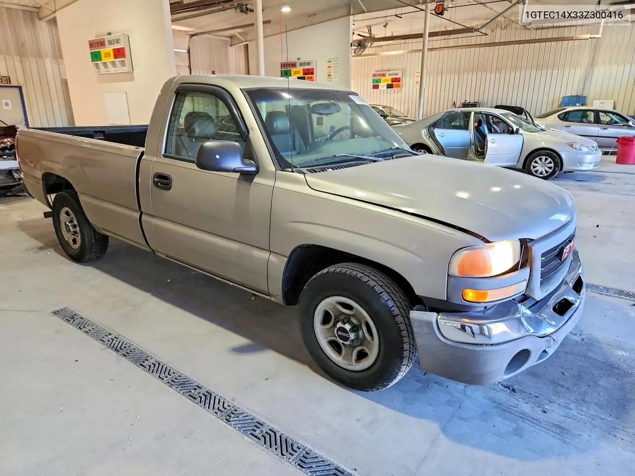 2003 GMC SIERRA VIN 1GTEC14X33Z300416 — фото 4