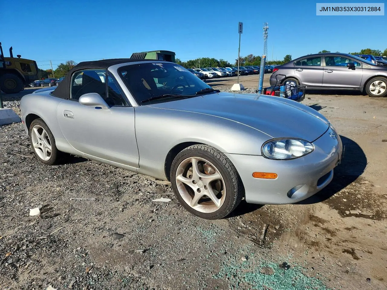 2003 MAZDA MX-5 VIN JM1NB353X30312884 — фото 4