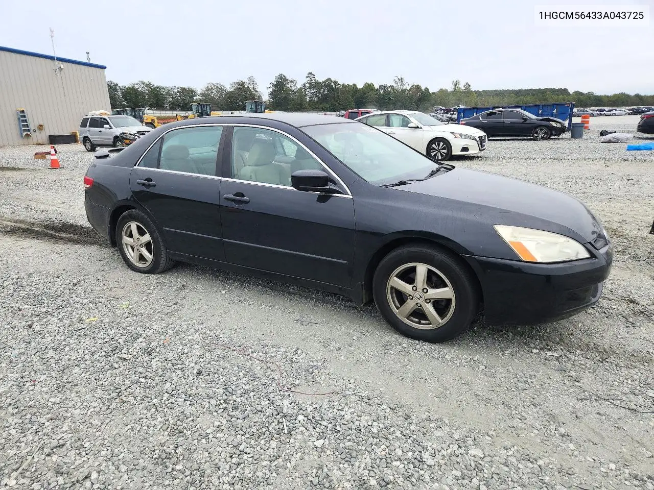 2003 HONDA ACCORD VIN 1HGCM56433A043725 — фото 4