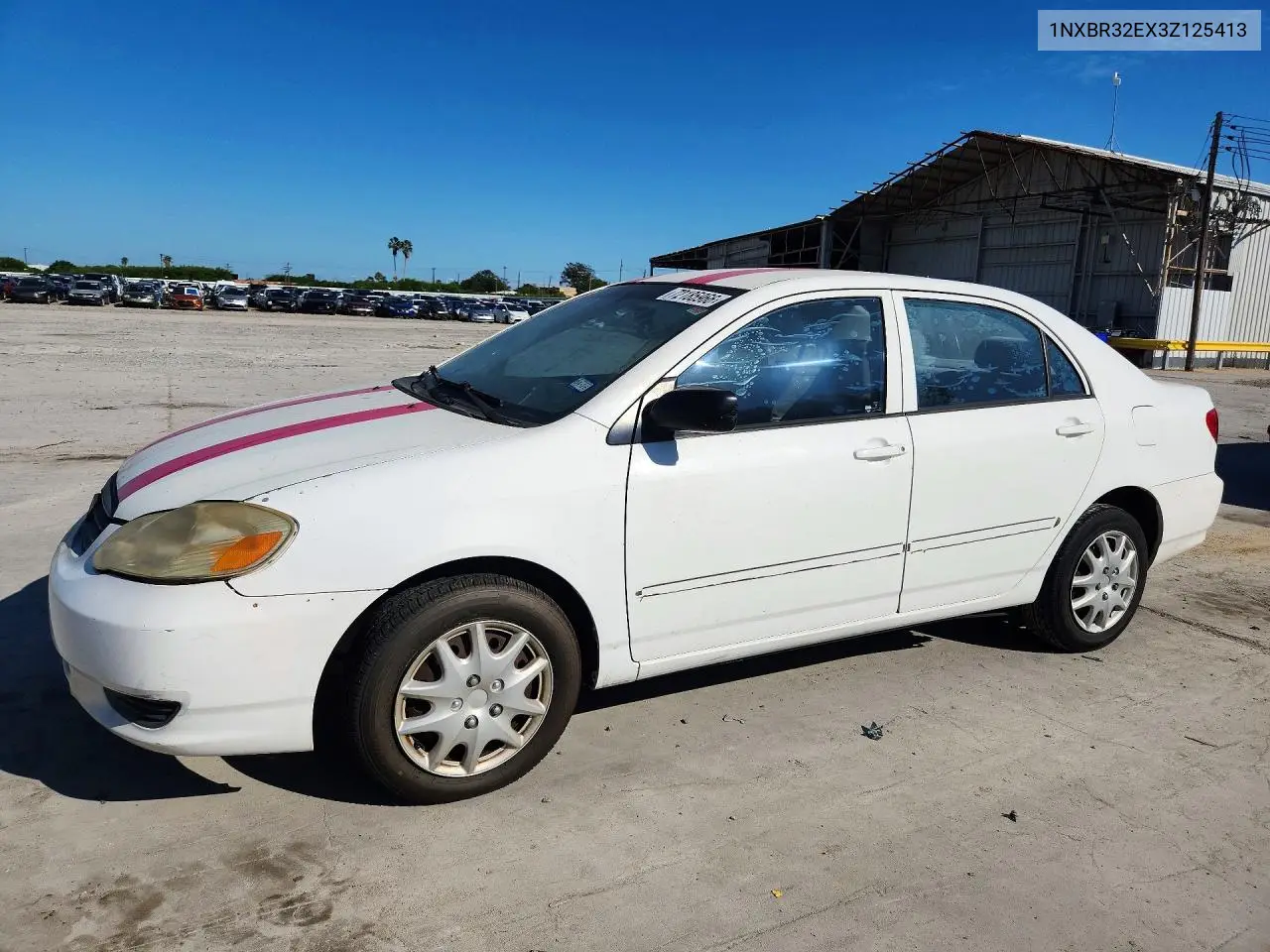 TOYOTA COROLLA 2003, VIN 1NXBR32EX3Z125413