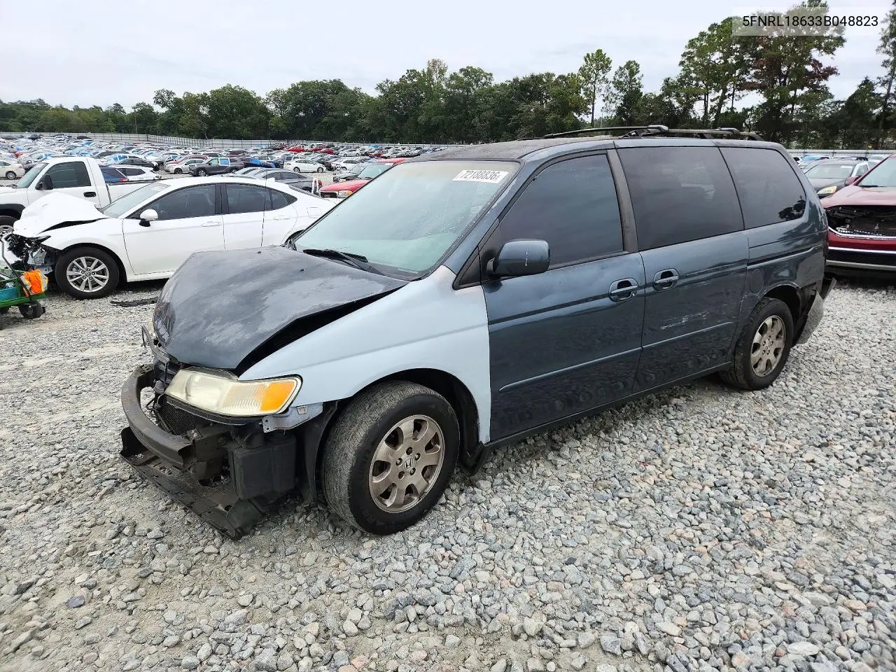 HONDA ODYSSEY 2003, VIN 5FNRL18633B048823