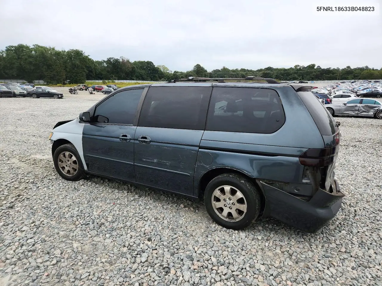 2003 HONDA ODYSSEY VIN 5FNRL18633B048823 — фото 2