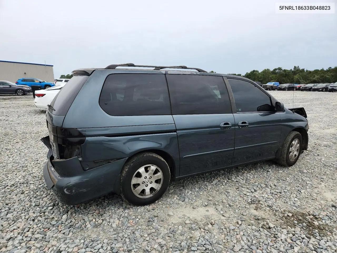 2003 HONDA ODYSSEY VIN 5FNRL18633B048823 — фото 3