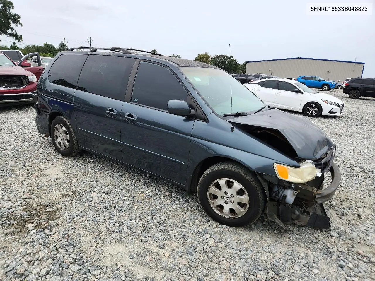 2003 HONDA ODYSSEY VIN 5FNRL18633B048823 — фото 4