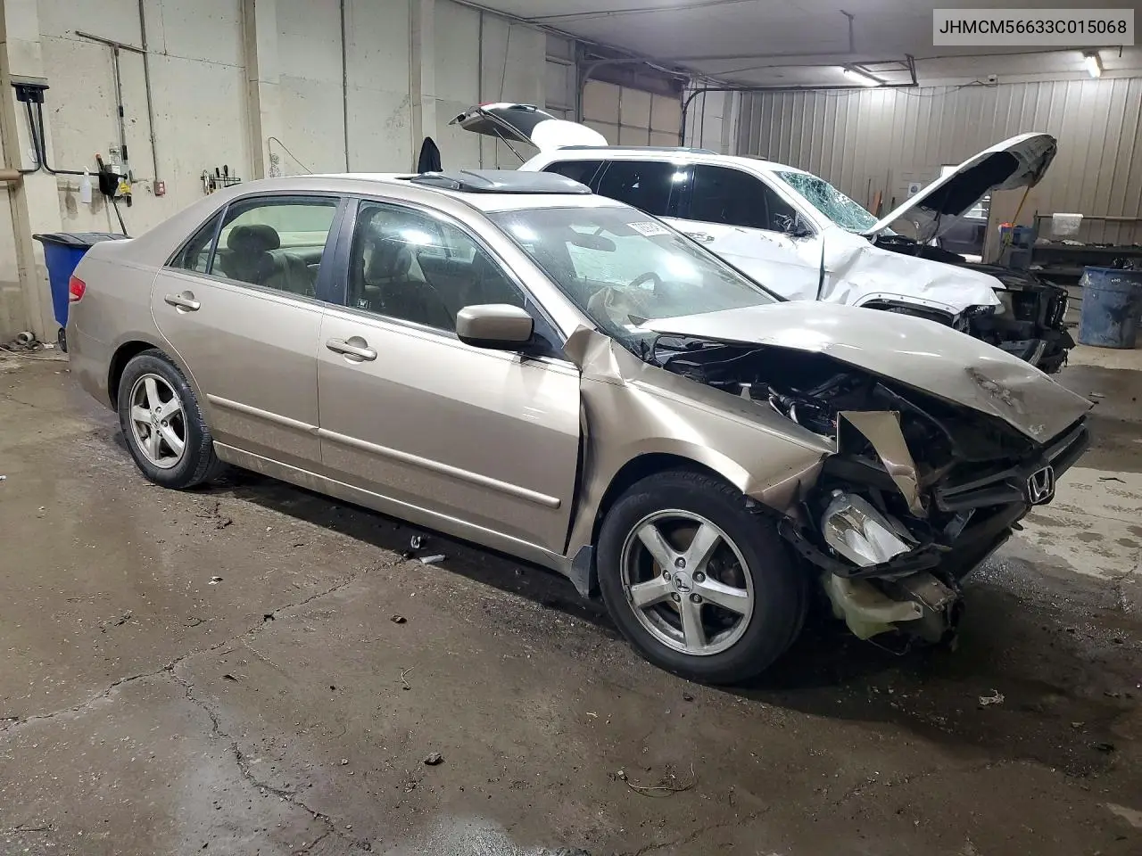 2003 HONDA ACCORD VIN JHMCM56633C015068 — фото 4