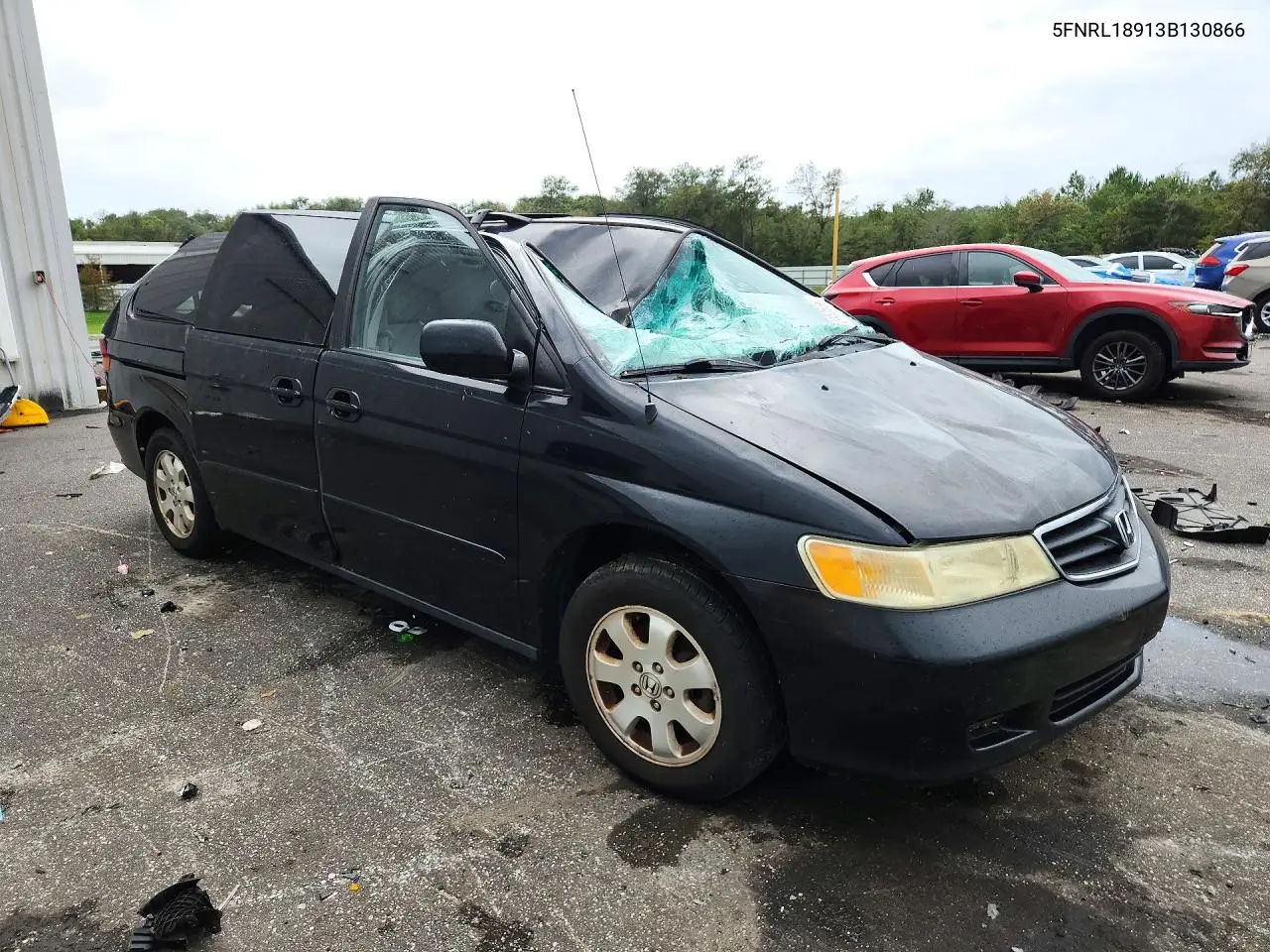 2003 HONDA ODYSSEY VIN 5FNRL18913B130866 — фото 4