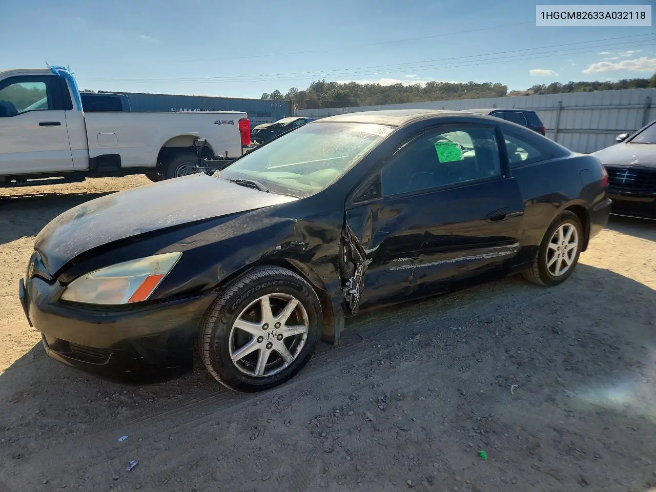 HONDA ACCORD 2003, VIN 1HGCM82633A032118