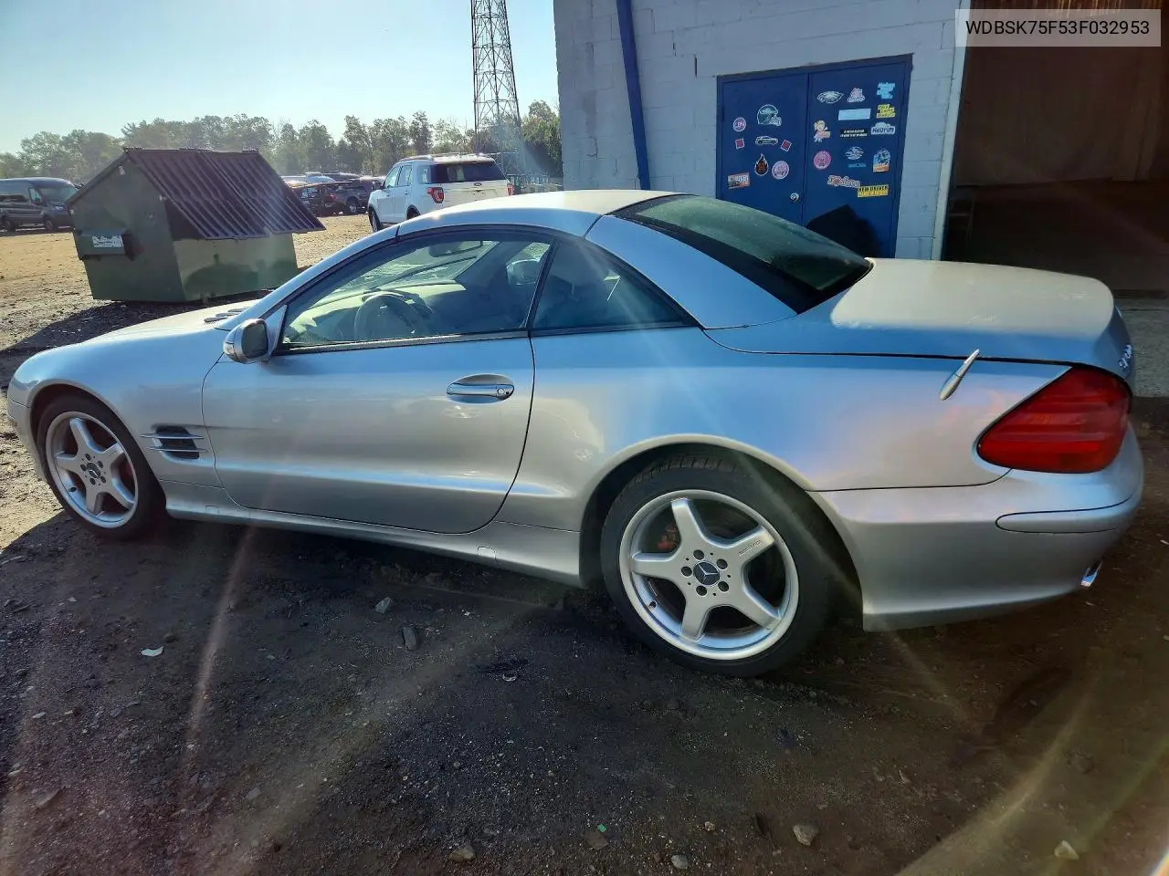 2003 MERCEDES SL-KLASSE VIN WDBSK75F53F032953 — фото 2