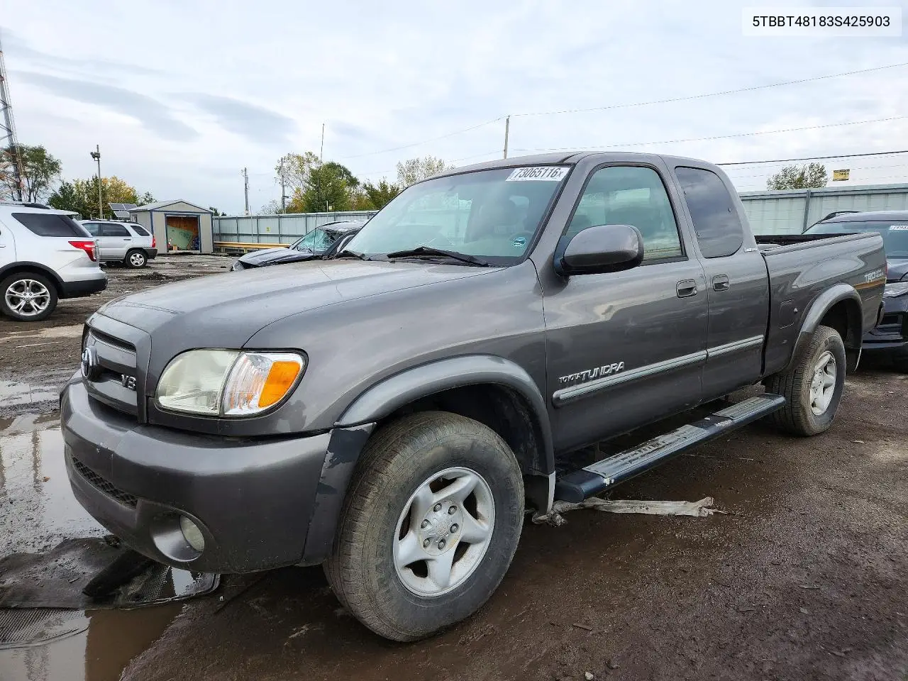 TOYOTA TUNDRA 2003, VIN 5TBBT48183S425903