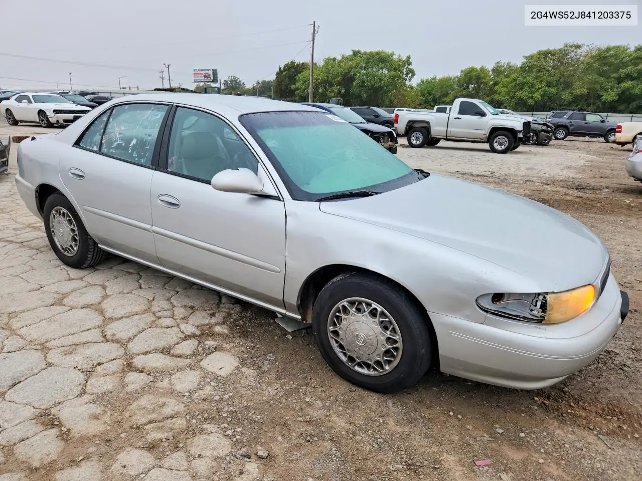 2004 BUICK CENTURY VIN 2G4WS52J841203375 — фото 4