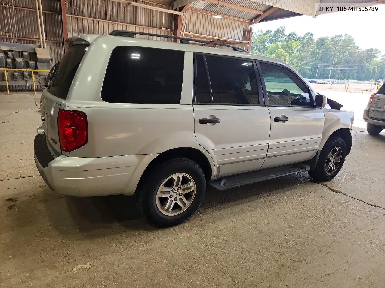2004 HONDA PILOT VIN 2HKYF18574H505789 — фото 3