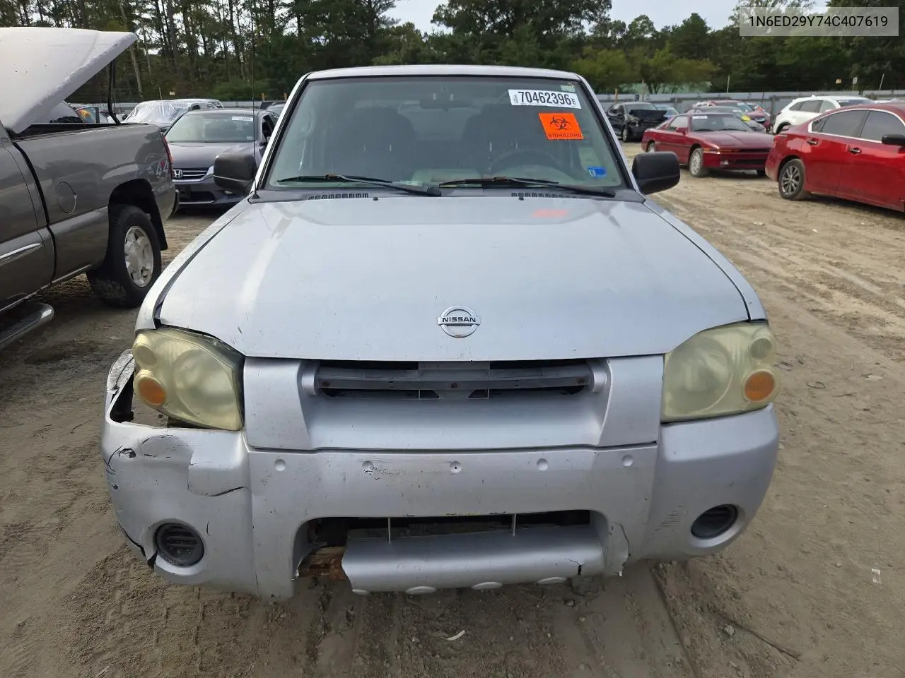 NISSAN NAVARA (FRONTIER) 2004, VIN 1N6ED29Y74C407619