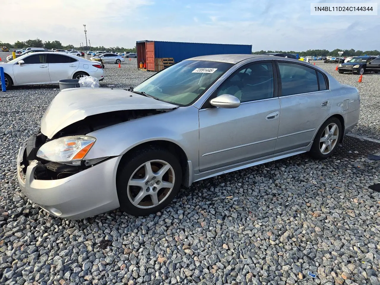 NISSAN ALTIMA 2004, VIN 1N4BL11D24C144344