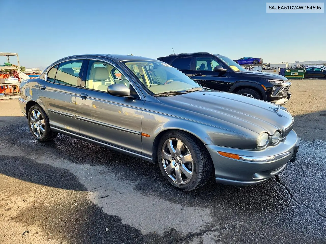 2004 JAGUAR X-TYPE VIN SAJEA51C24WD64596 — фото 4