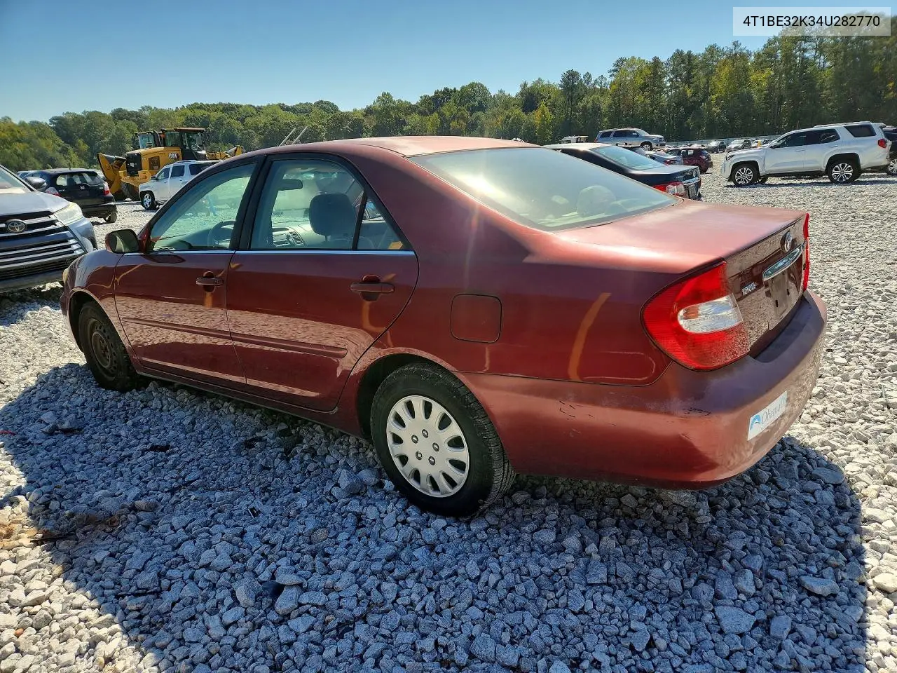 2004 TOYOTA CAMRY VIN 4T1BE32K34U282770 — фото 2