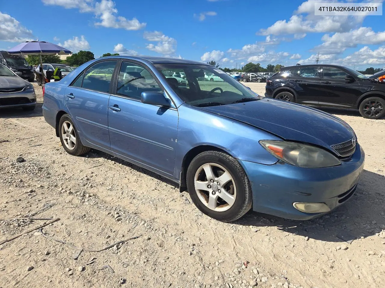 2004 TOYOTA CAMRY VIN 4T1BA32K64U027011 — фото 4