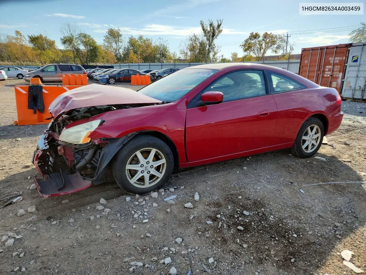 HONDA ACCORD 2004, VIN 1HGCM82634A003459