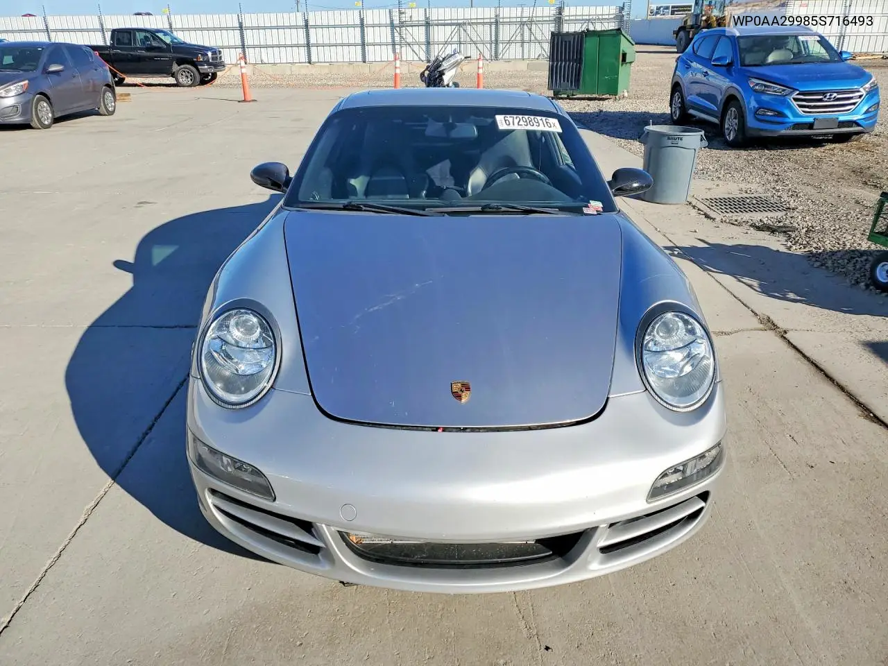2005 PORSCHE 911 VIN WP0AA29985S716493 — фото 5