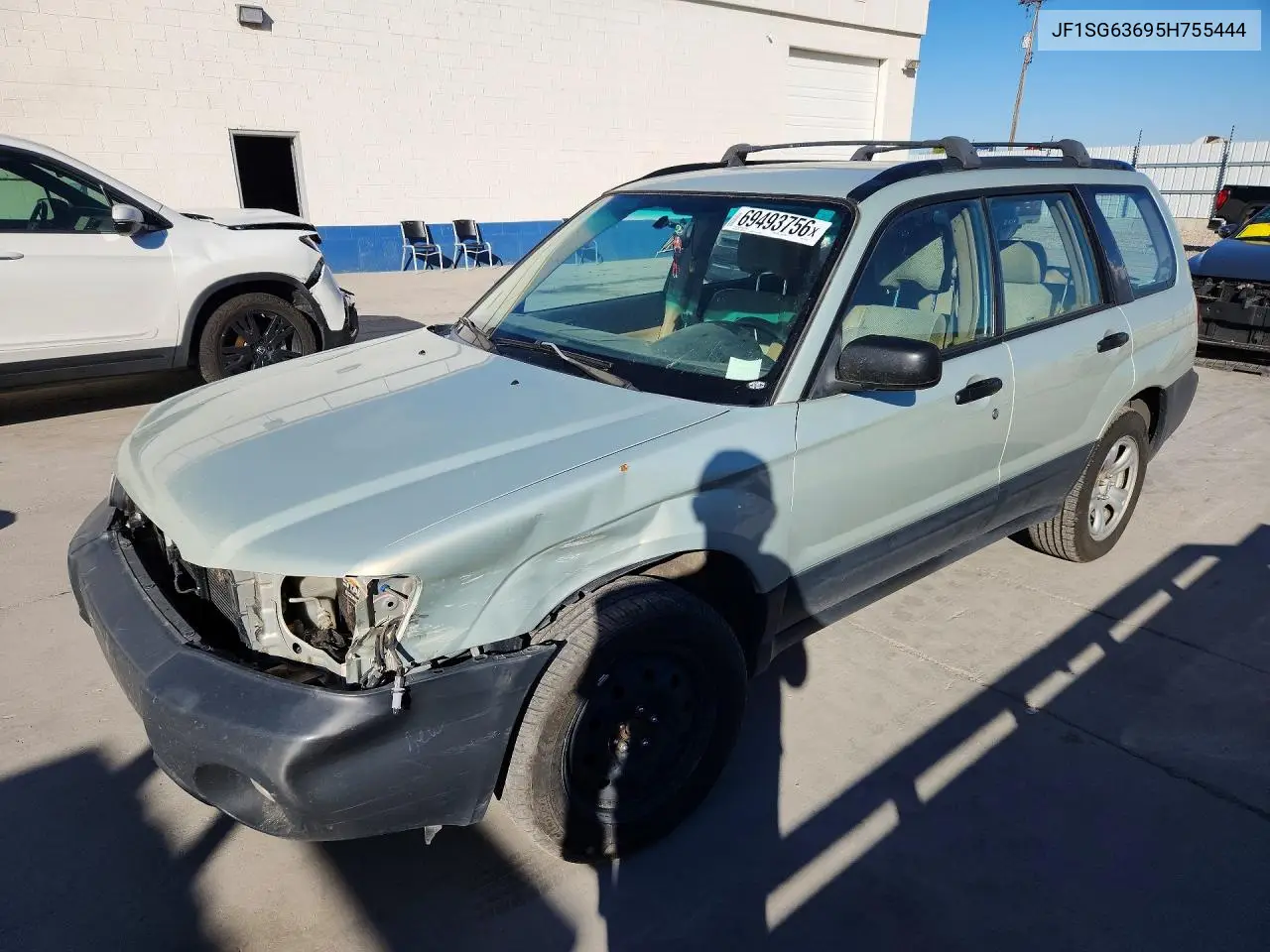 SUBARU FORESTER 2005, VIN JF1SG63695H755444