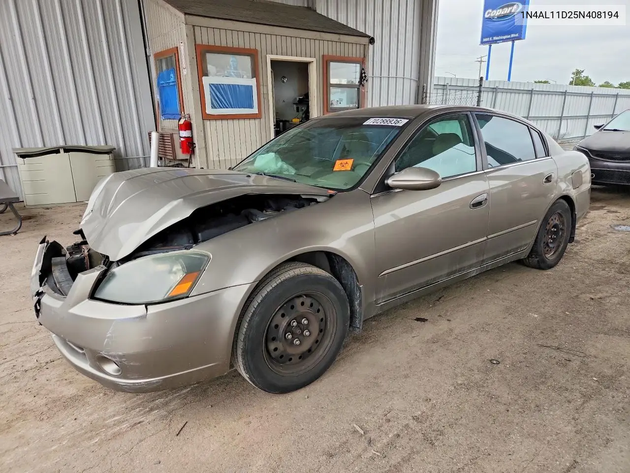 NISSAN ALTIMA 2005, VIN 1N4AL11D25N408194