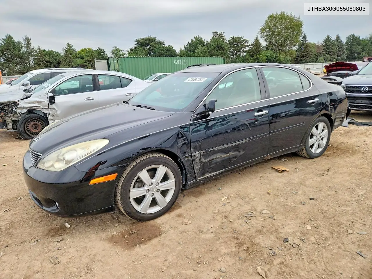 LEXUS ES 2005, VIN JTHBA30G055080803