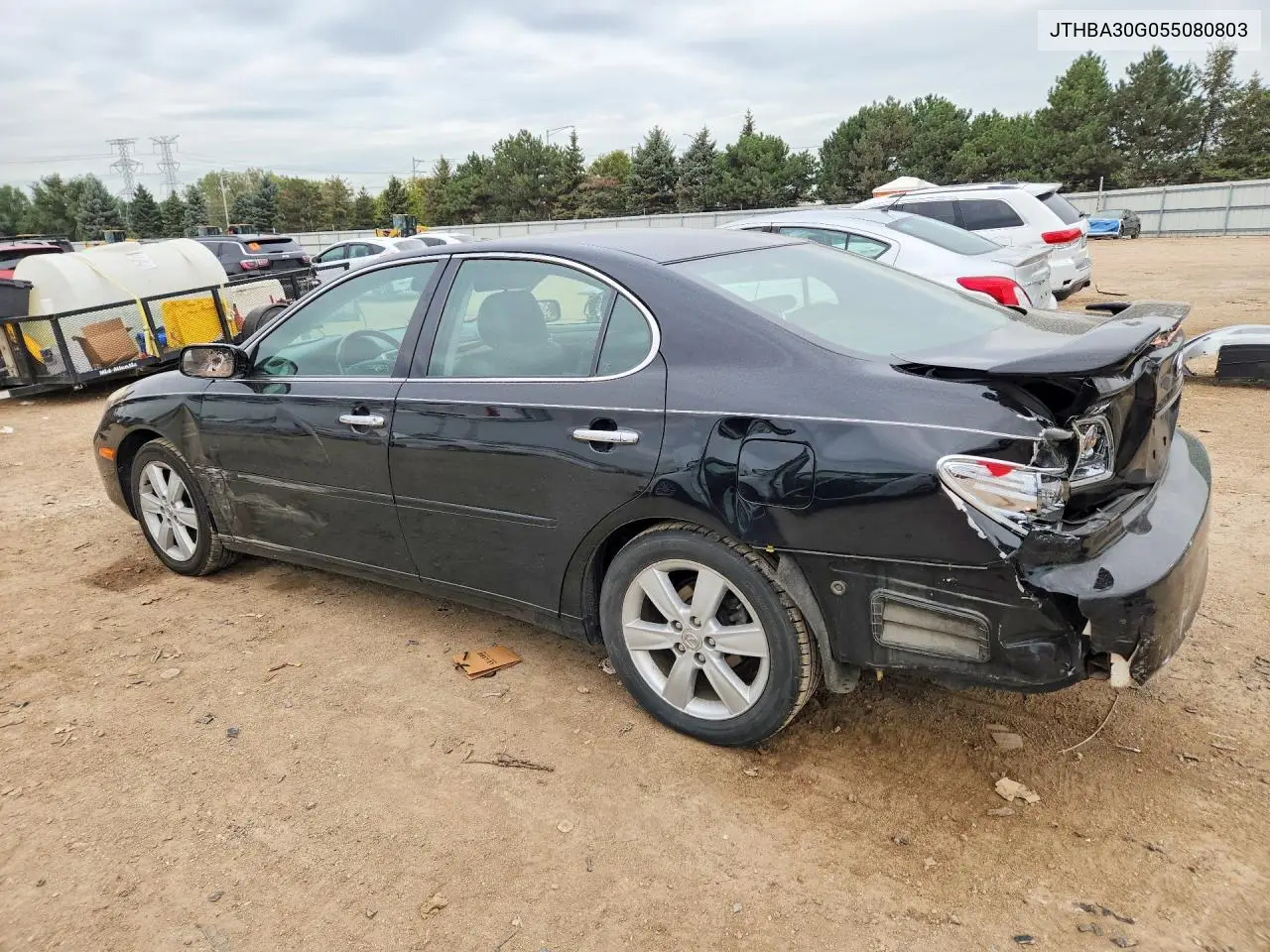 2005 LEXUS ES VIN JTHBA30G055080803 — фото 2
