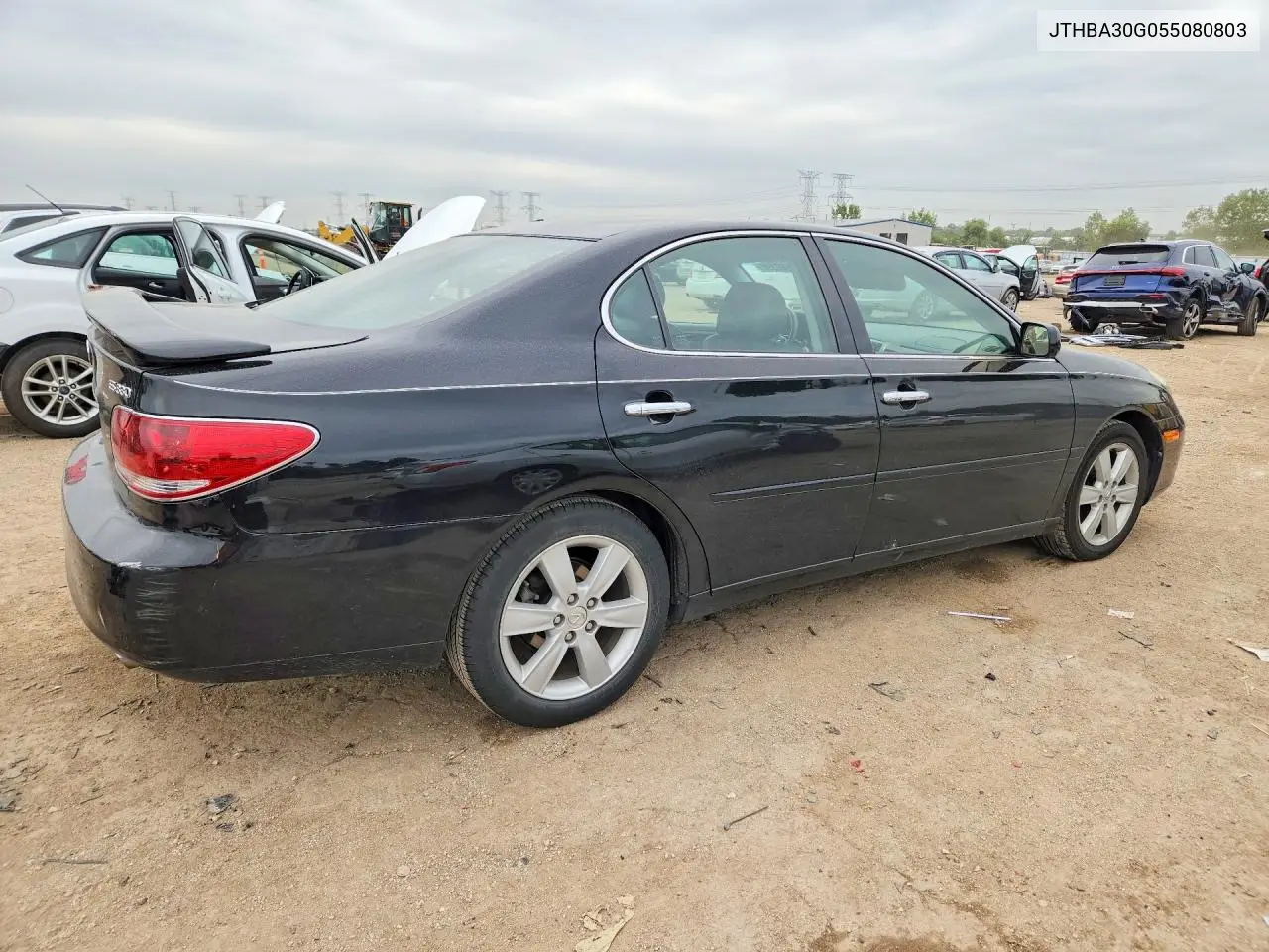 2005 LEXUS ES VIN JTHBA30G055080803 — фото 3